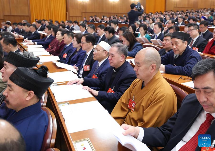 Seconda riunione plenaria della terza sessione del 14° Comitato Nazionale della CPPCC tenutasi a Beijing