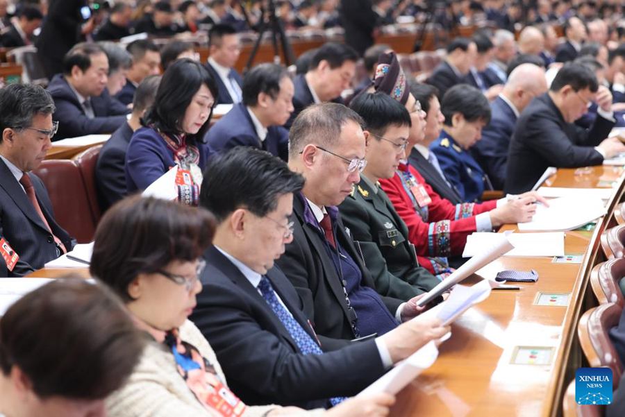 Seconda riunione plenaria della terza sessione del 14° Comitato Nazionale della CPPCC tenutasi a Beijing