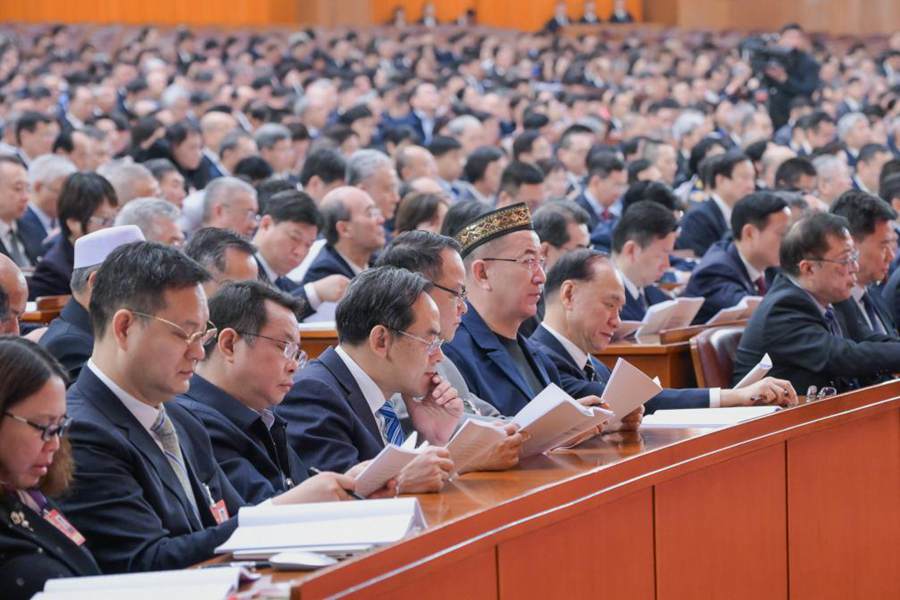 Terza riunione plenaria della terza sessione del 14° Comitato Nazionale della CPPCC tenutasi a Beijing