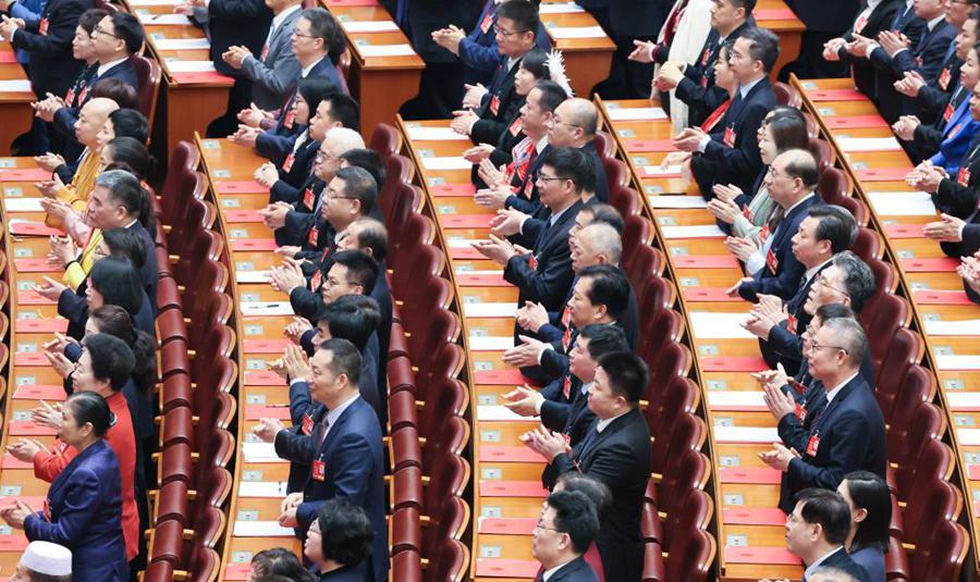 Legislatura nazionale cinese tiene riunione di chiusura della sua sessione annuale
