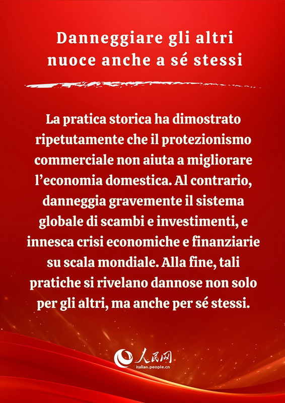 Poster: Libro bianco sulle relazioni economiche e commerciali tra Cina e Stati Uniti