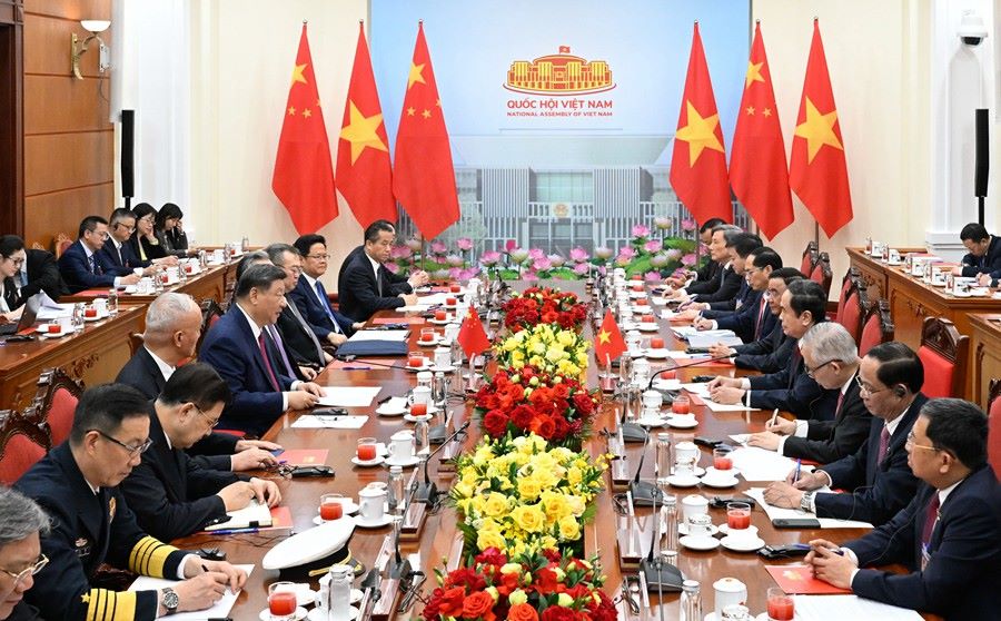 Xi Jinping incontra Tran Thanh Man