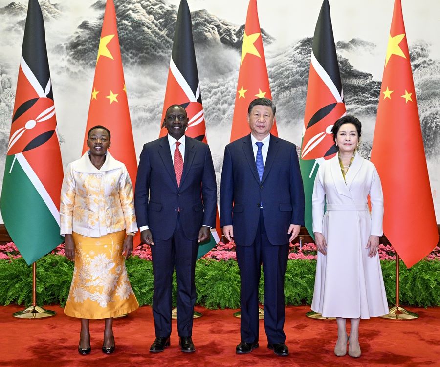 Colloquio tra Xi Jinping e il Presidente del Kenya William Samoei Ruto