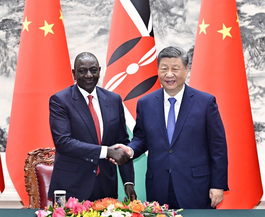 Colloquio tra Xi Jinping e il Presidente del Kenya William Samoei Ruto