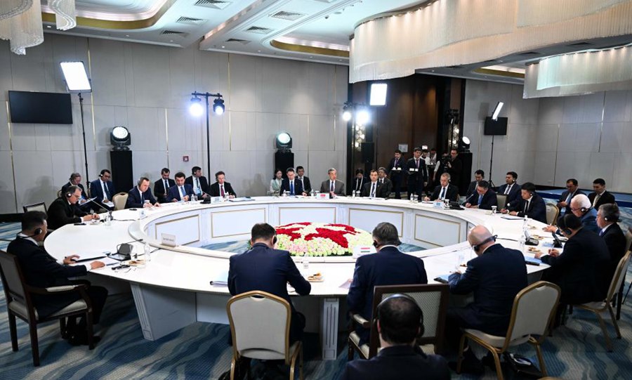 Sesta riunione dei Ministri degli Esteri della Cina e dell'Asia Centrale tenuta ad Almaty