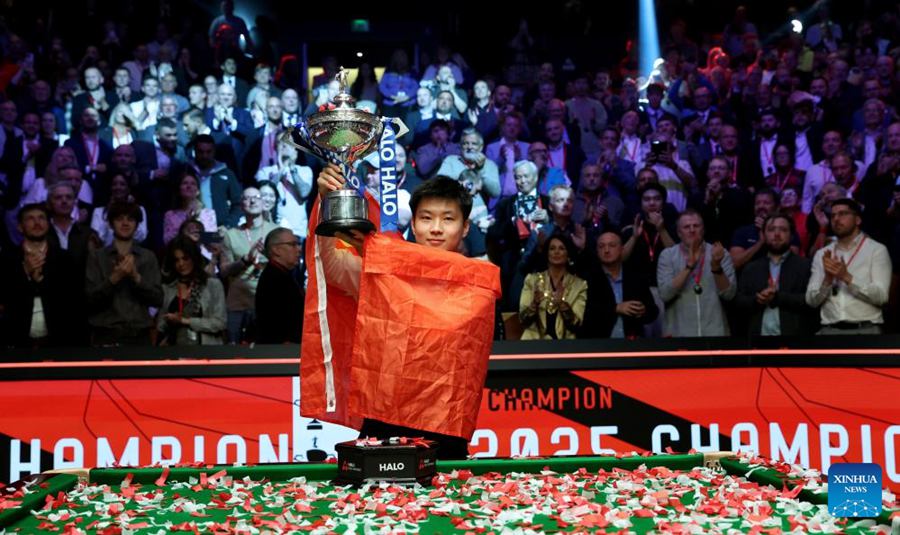 Il cinese Zhao diventa il primo asiatico a vincere il campionato mondiale di snooker