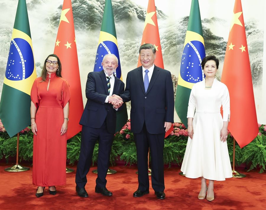 Colloquio tra Xi Jinping e il Presidente brasiliano Lula