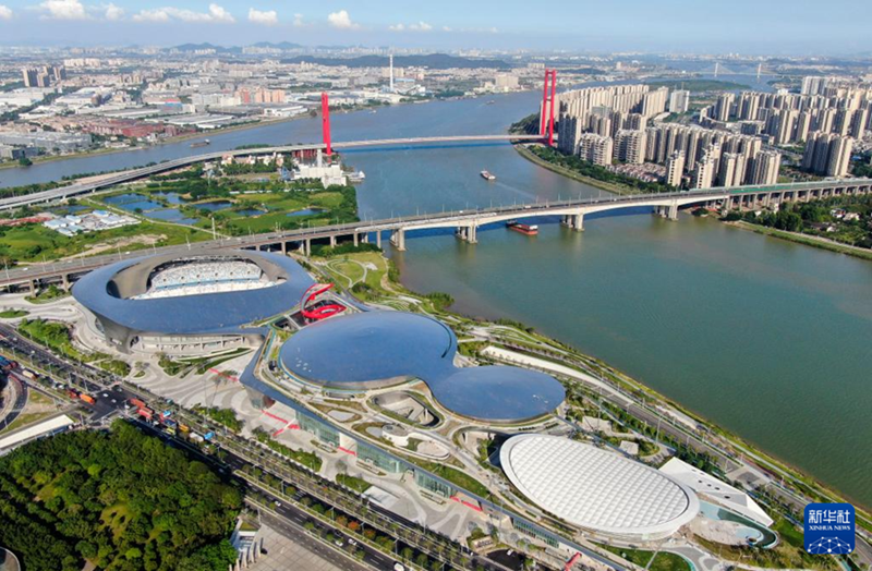 Completato il Desheng Sports Centre per la 15a edizione dei Giochi Nazionali
