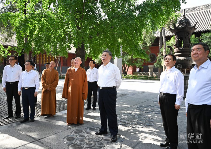 Ispezione di Xi Jinping a Luoyang