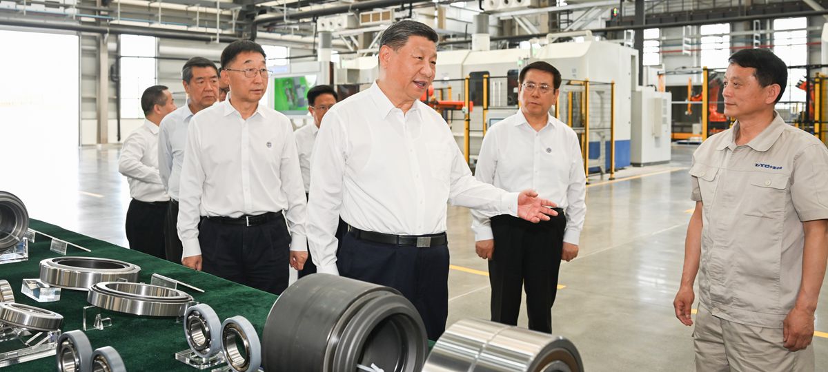 Ispezione di Xi Jinping a Luoyang