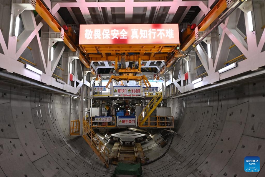 In costruzione il tunnel Jingu Haihe della ferrovia ad alta velocità Tianjin-Weifang