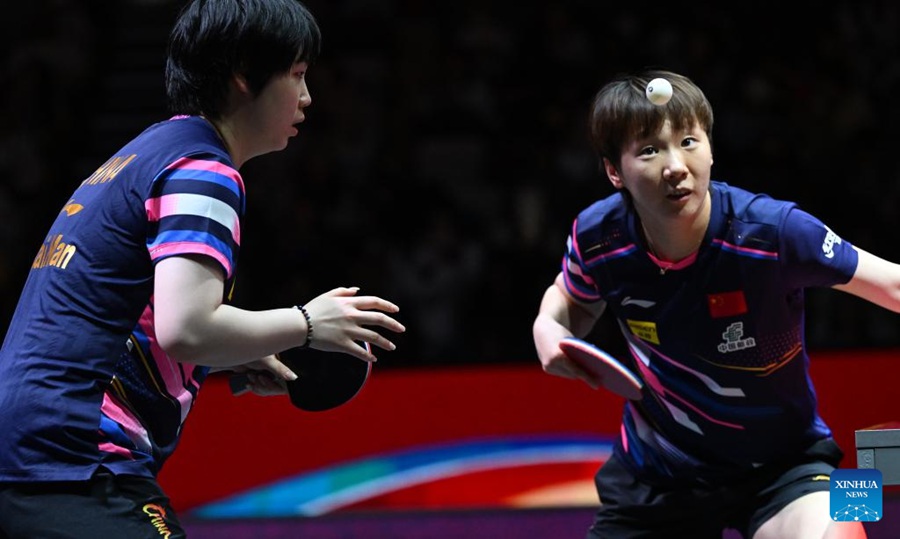 Wang/Kuai trionfano nel doppio femminile ai Mondiali di tennistavolo