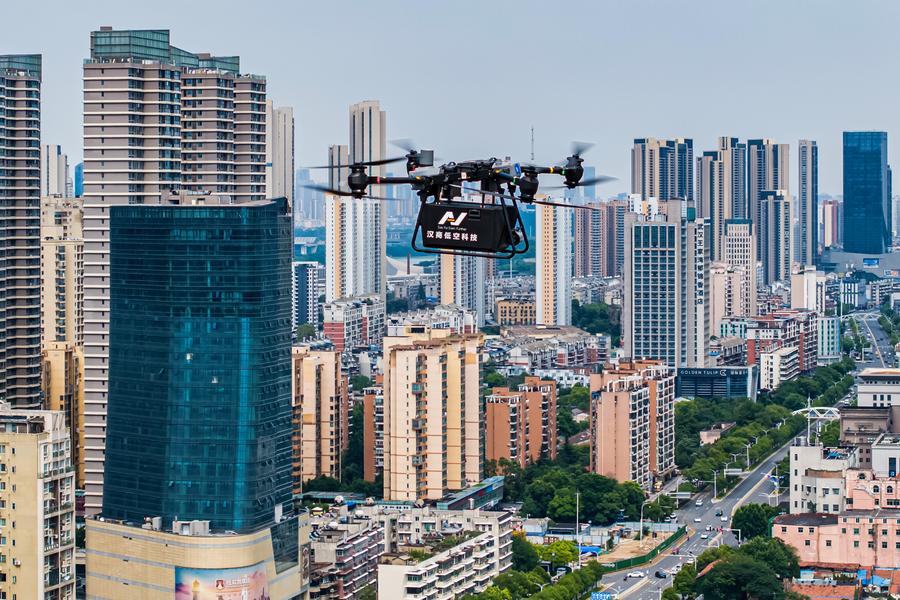 Nuove rotte per droni entrano in funzione a Wuhan