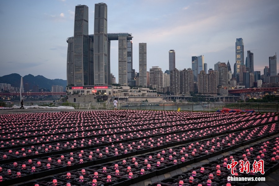 11.787 droni battono il record del Guinness dei primati in spettacolo luminoso a Chongqing