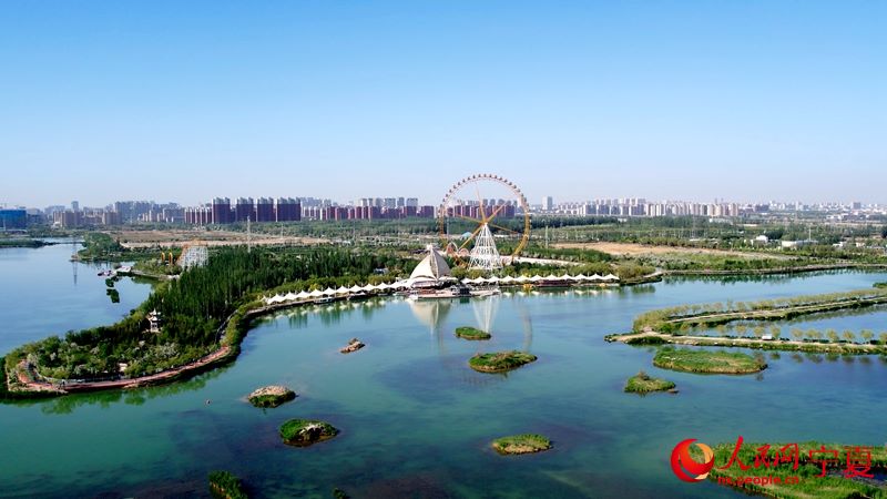 Yinchuan, la città sul lago