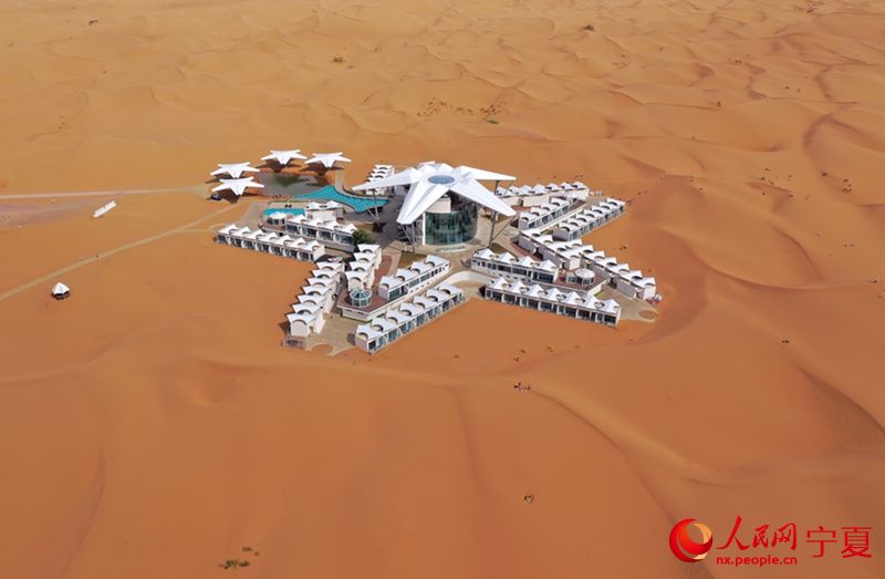 Turismo nel deserto a Zhongwei, Ningxia