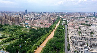Yinchuan, la città sul lago