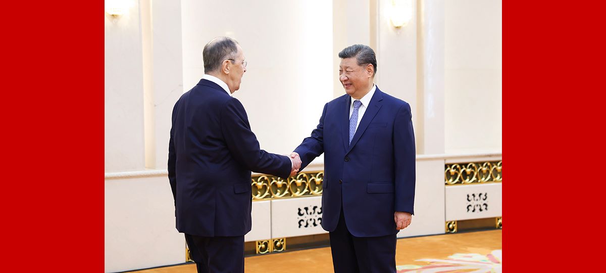 Incontro tra Xi Jinping e Sergey Lavrov
