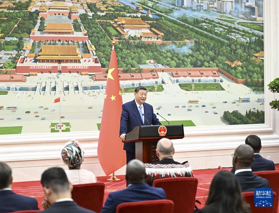 Xi Jinping: cerimonia di consegna delle lettere credenziali dei nuovi ambasciatori stranieri in Cina
