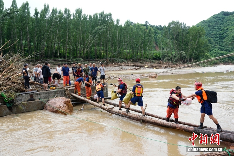 Emergenza e soccorsi a Huairou, Beijing