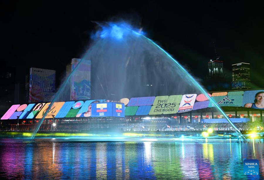 Cerimonia di apertura dei Giochi Mondiali 2025 a Chengdu