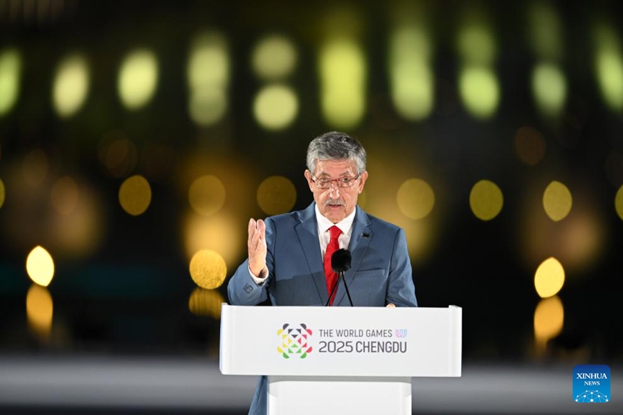 Cerimonia di apertura dei Giochi Mondiali 2025 a Chengdu