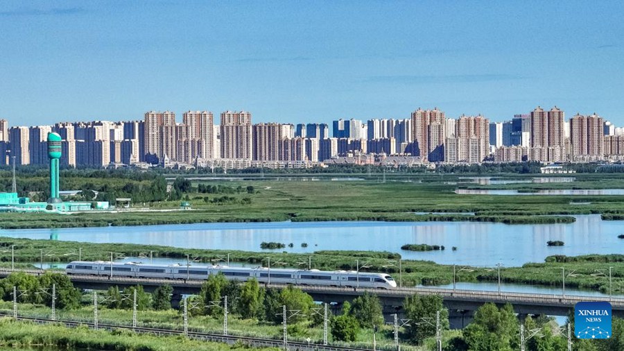 La ferrovia ad alta velocità più a nord della Cina celebra il suo 10° anniversario