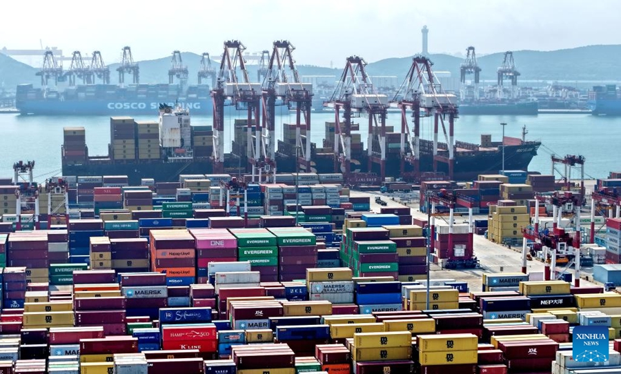 Il porto di Qingdao aggiunge 22 nuove rotte commerciali estere quest'anno
