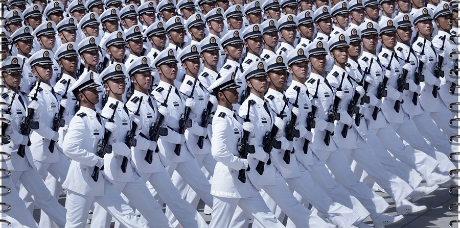 Preparativi per la parata militare del Giorno della Vittoria a Beijing
