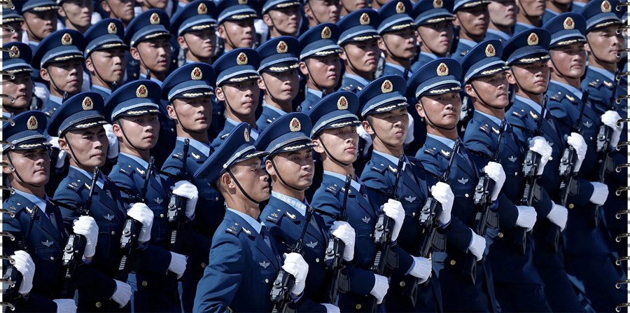 Preparativi per la parata militare del Giorno della Vittoria a Beijing