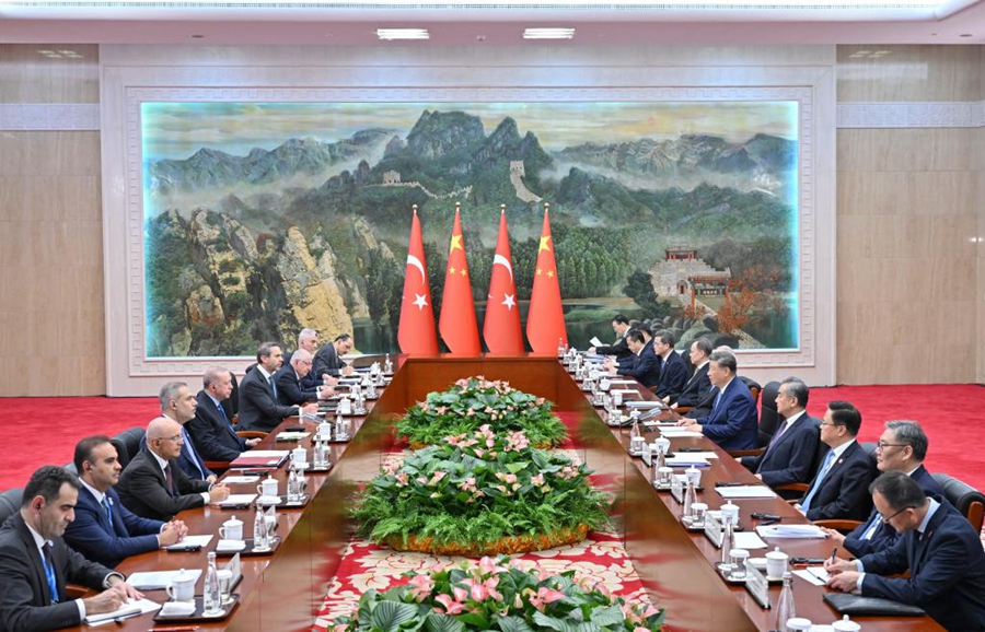 Xi Jinping incontra il Presidente turco Recep Tayyip Erdogan