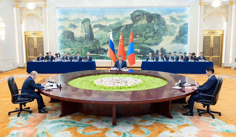 Settimo incontro dei capi di Stato di Cina, Russia e Mongolia