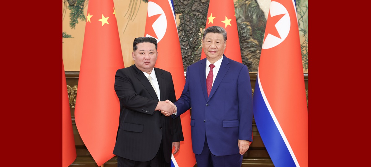 Xi Jinping incontra Segretario Generale del Partito del Lavoro di Corea Kim Jong-un