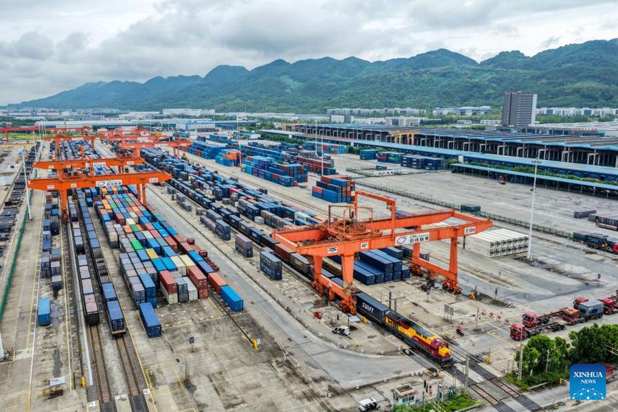 Treni merci Cina-Europa dal sud-ovest della Cina superano i 3.400 viaggi