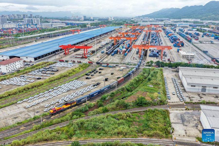 Treni merci Cina-Europa dal sud-ovest della Cina superano i 3.400 viaggi