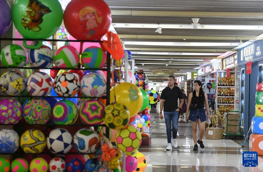 Yiwu registra un picco di ordini di prodotti sportivi