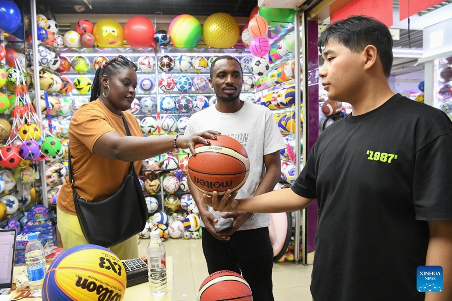 Yiwu registra un picco di ordini di prodotti sportivi