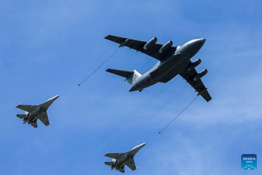 Open day dell'Aeronautica Militare dell'EPL e lo spettacolo aereo di Changchun iniziano in Cina