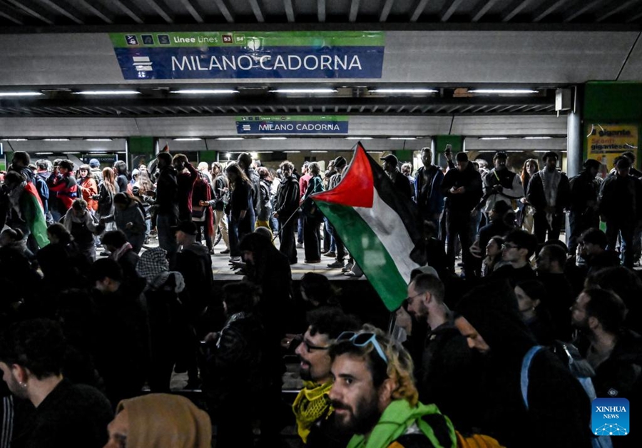 Italia, manifestazioni contro il blocco israeliano della 