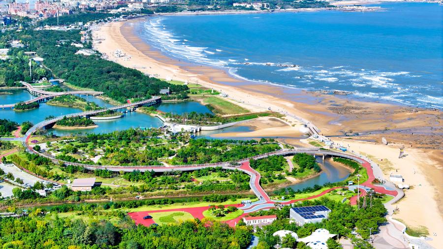 Costruzione di baie splendide nello Shandong, Cina orientale