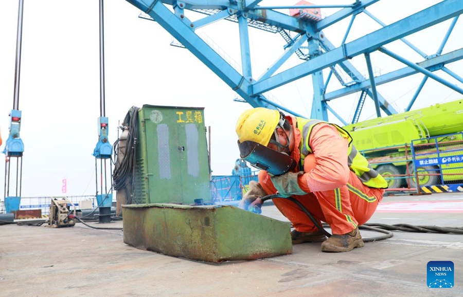 Completata la sovrastruttura del Ponte Xiangshan, nel Guangdong
