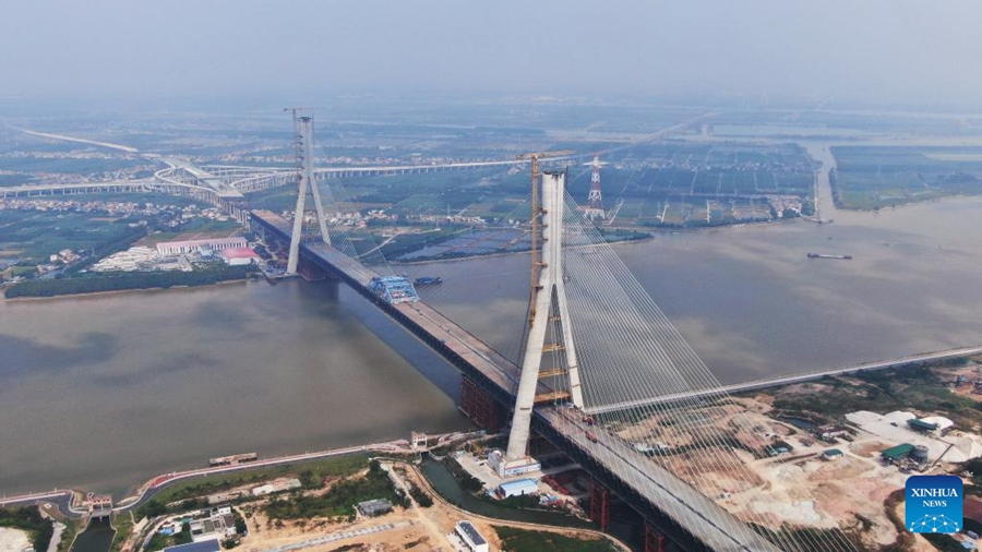 Completata la sovrastruttura del Ponte Xiangshan, nel Guangdong