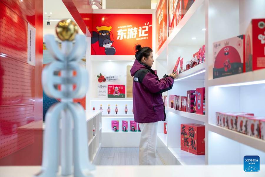 L'industria dei mirtilli rossi prospera nella città di Fuyuan dello Heilongjiang