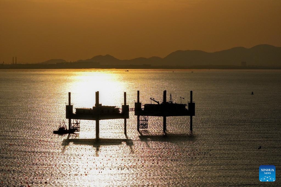 Economia della piscicoltura marina prospera nello Shandong