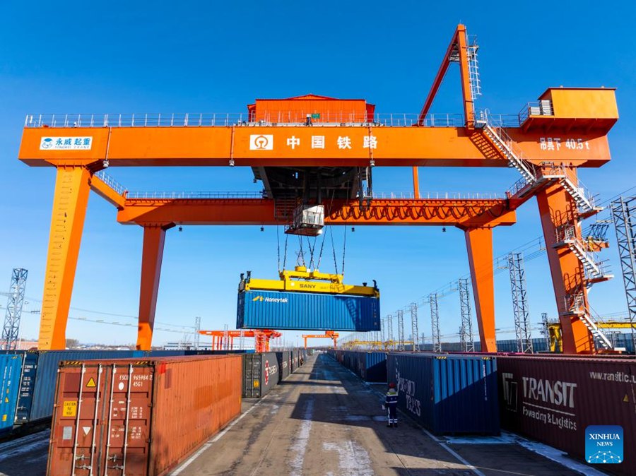 Il porto ferroviario di Tongjiang emerge come parte chiave del corridoio orientale dei treni merci Cina-Europa