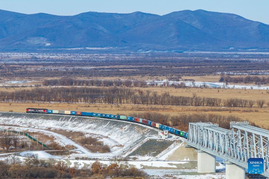 Il porto ferroviario di Tongjiang emerge come parte chiave del corridoio orientale dei treni merci Cina-Europa
