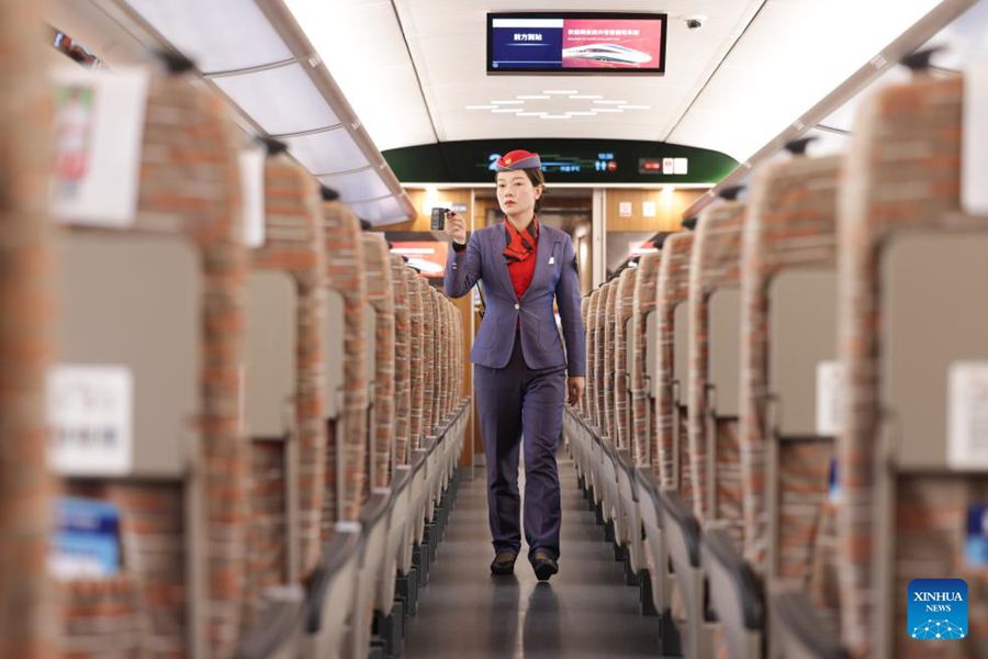 Ferrovia ad alta velocità Yan'an-Xi'an inizia la prova operativa