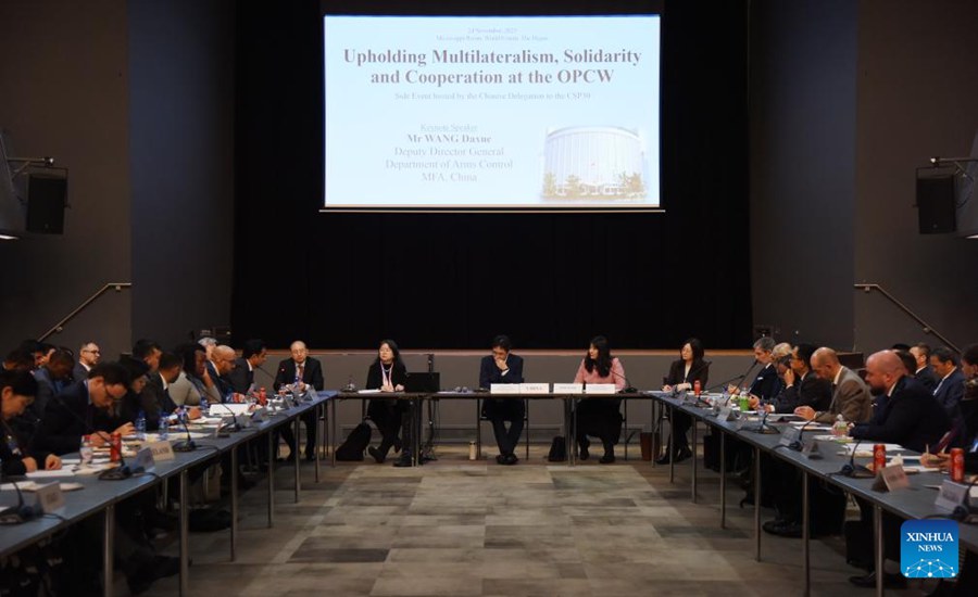 La Cina sollecita al multilateralismo nella proibizione delle armi chimiche