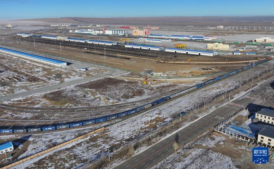 Volume delle merci del China-Europe Express attraverso il valico di Manzhouli supera i 20 milioni di tonnellate