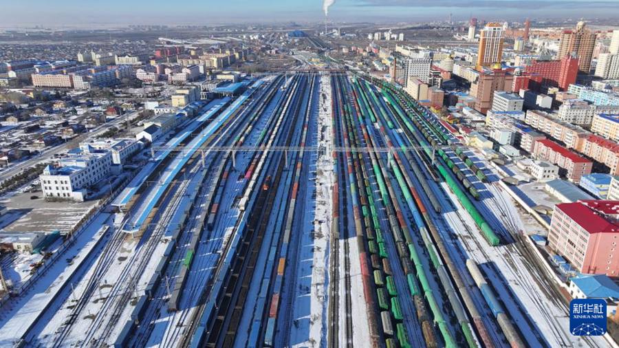 Volume delle merci del China-Europe Express attraverso il valico di Manzhouli supera i 20 milioni di tonnellate